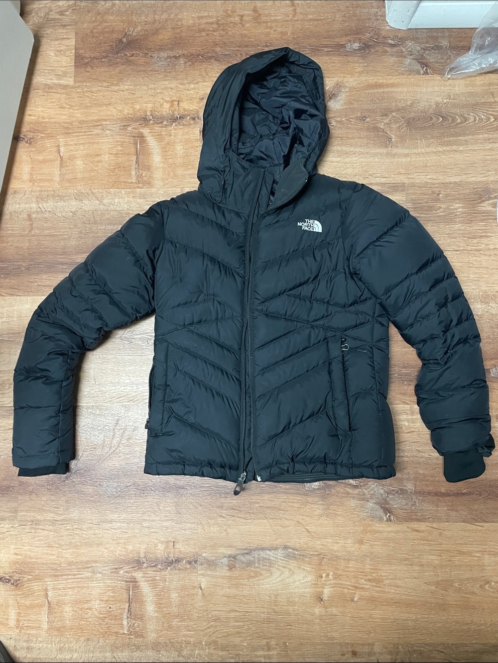The North Face Women’s Black Hooded Down Puffer Jacket